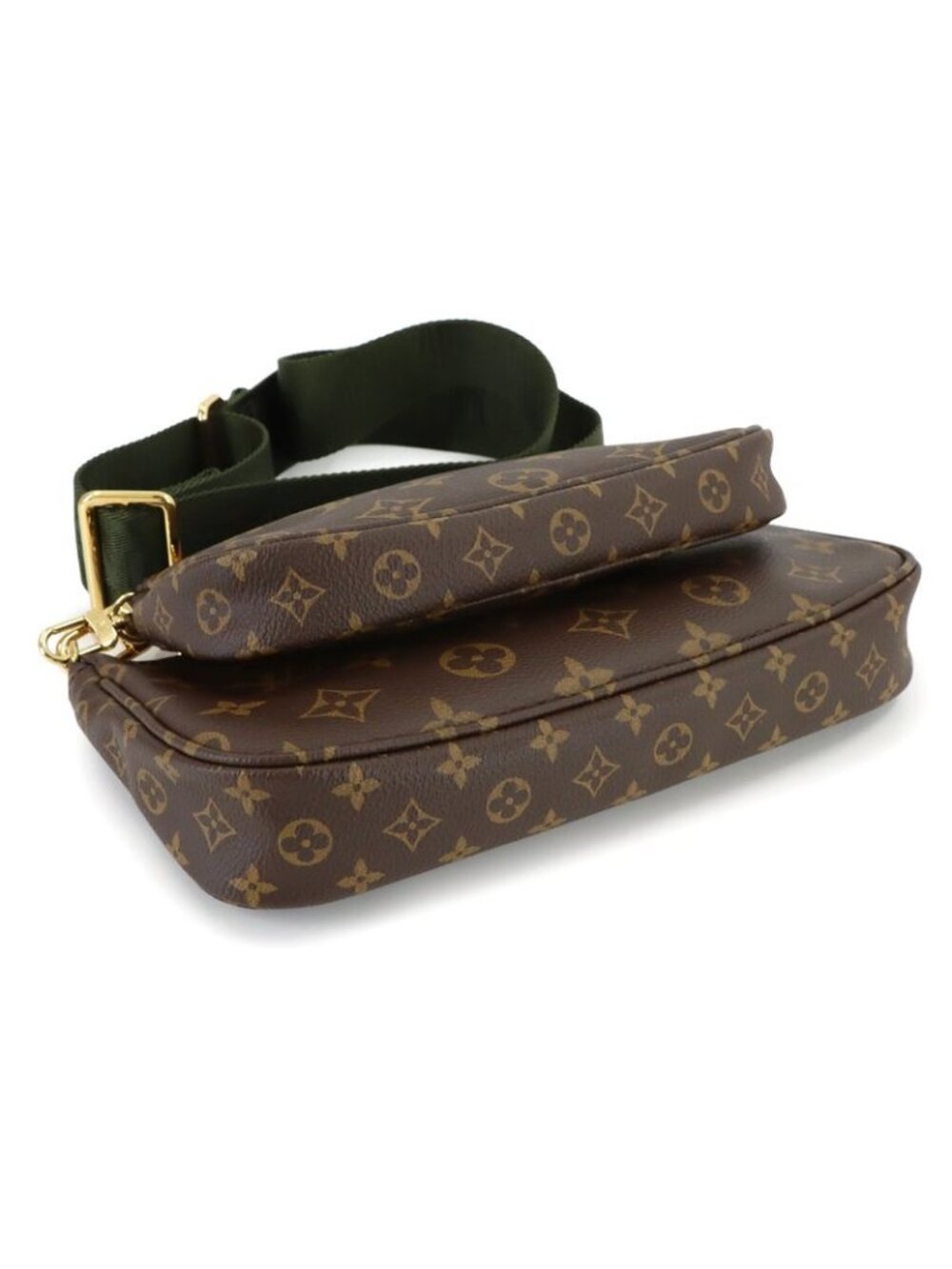 ★SOLD★ Louis Vuitton Monogram Multi Pochette Accessoire Shoulder Bag Khaki - Picture 5 of 10